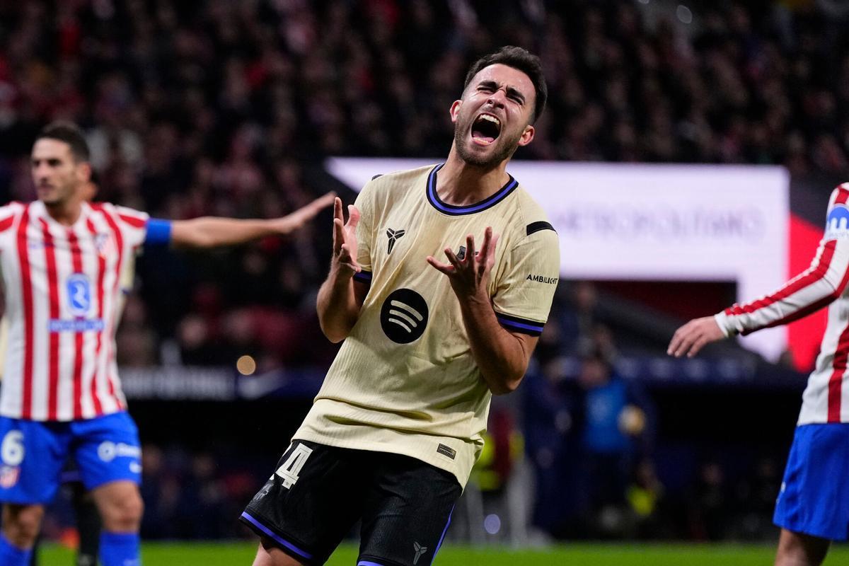 تداعيات البطاقة الحمراء: تفاصيل غياب إريك جارسيا عن برشلونة بعد الطرد المثير ضد أتلتيكو مدريد