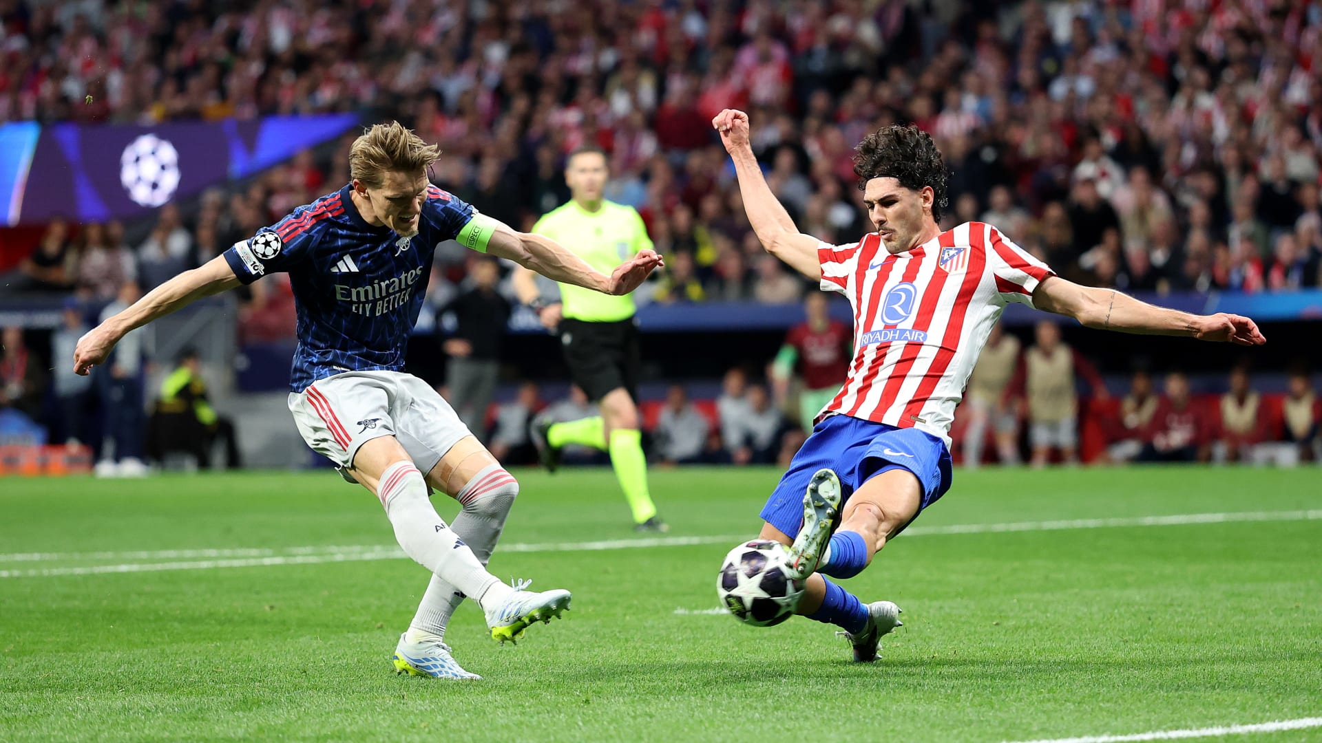 تعادل أتلتيكو مدريد وأرسنال يترك الإياب مفتاح التأهل لنهائي دوري الأبطال